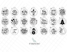 Load image into Gallery viewer, MADE TO ORDER - Christmas Baubles Ornament/Decorations | First Christmas Keepsake | Flat Acrylic Christmas Baubles | Custom | Personalise